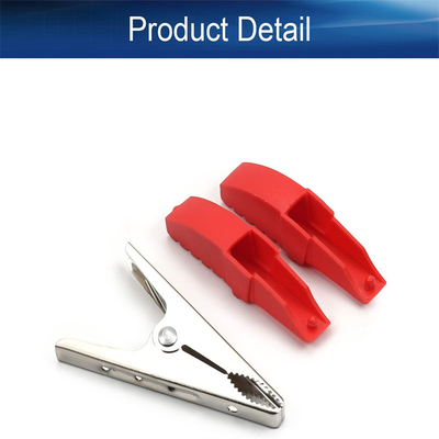 Multicolor Heavy Duty Alligator Clips , PVC Crocodile Clip For Battery Charger