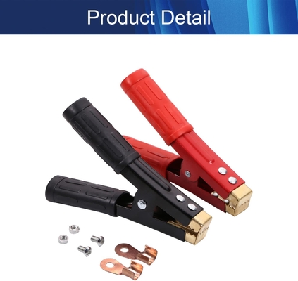Copper 500A Insulated Alligator Clips Multipurpose For Car Auto Vehicle
