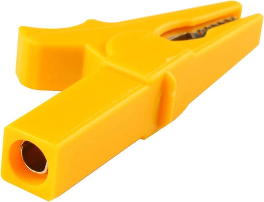Stable Multimeter Insulated Crocodile Clips Multicolor For 4mm Banana Plug