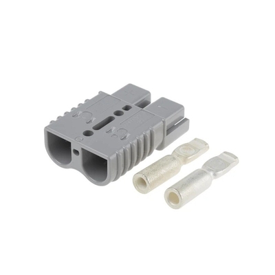 Copper Alloy Anderson Style Plug Connectors Silver Plating For Telecom