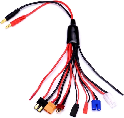 9 in adattatori di 1 del separatore del cavo RC Lipo connettore del caricabatteria