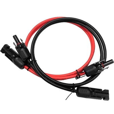 DC 10AWG PV Photovoltaic Solar Cable With Waterproof Connectors