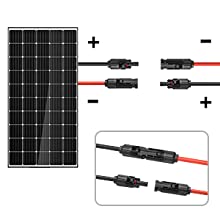 Cavo solare fotovoltaico di CC 10AWG PV con i connettori impermeabili 5
